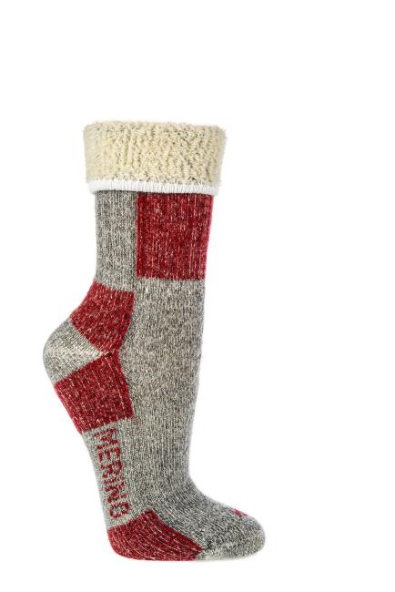 2 Paar TippTexx 24 Trekkingsocken, Outdoorsocken mit 85% Wolle vom Merinoschaf